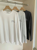 Printed Quote Long Sleeved T-Shirt *3 Colors
