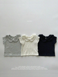 Round Collar Short Sleeved Kids Tee *3 Colors