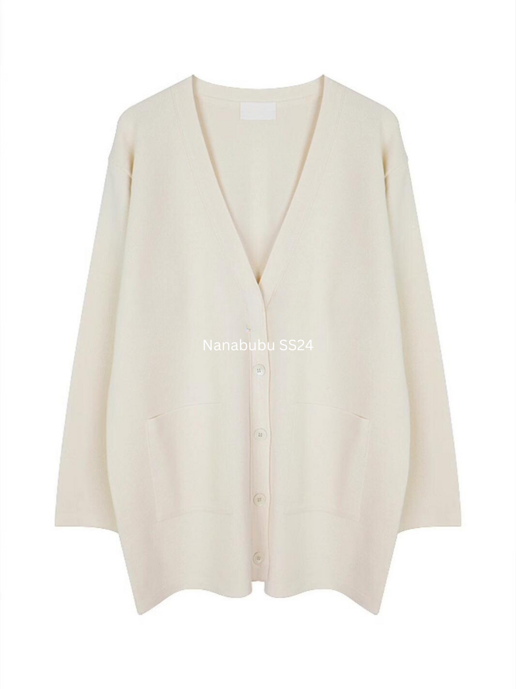 V-neck Cotton Cardigan *2 Colors