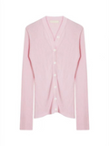 Rib Knit Long Sleeved Cardigan *3 Colors