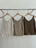 V-neck Sleeveless Knitted Vest *3 Colors