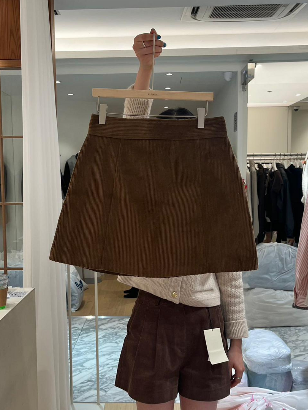 Slowb Corduroy Skirt *3 Colors