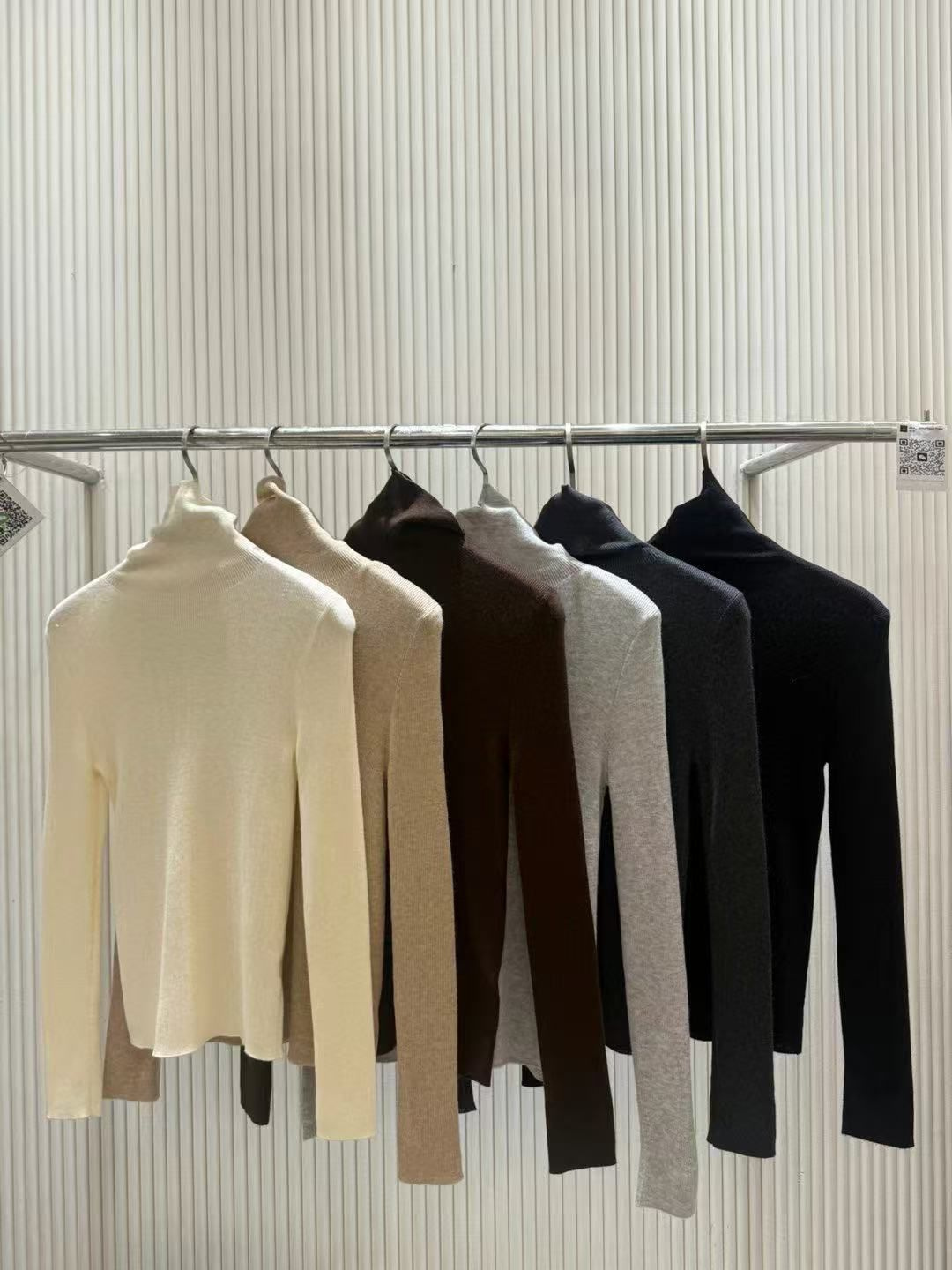 Turtleneck Long Sleeved Knitted Sweater *6 Colors