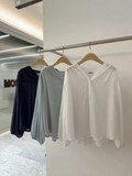Button Down Mesh Blouse *3 Colors