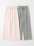 Ruffle-Trim Pleated Sweatpants