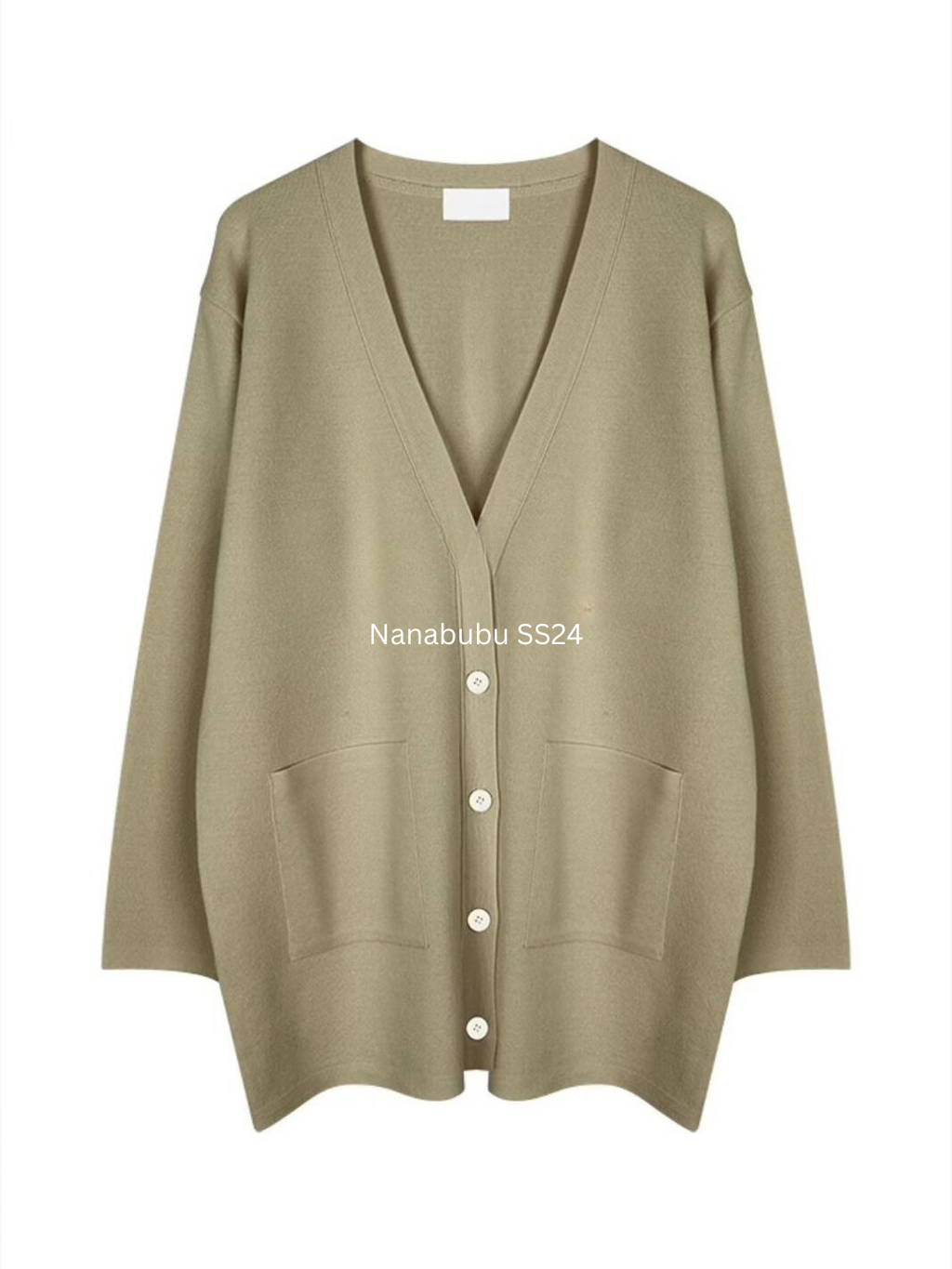 V-neck Cotton Cardigan *2 Colors
