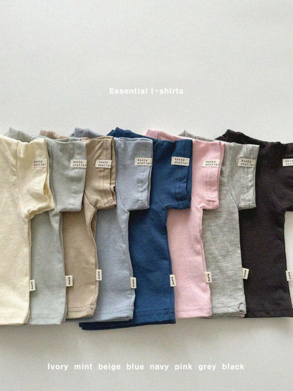 Short Sleeved Essential Kids Tee *8 Colors