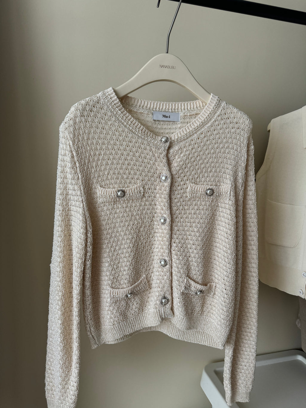 Knitted Button-down Cardigan