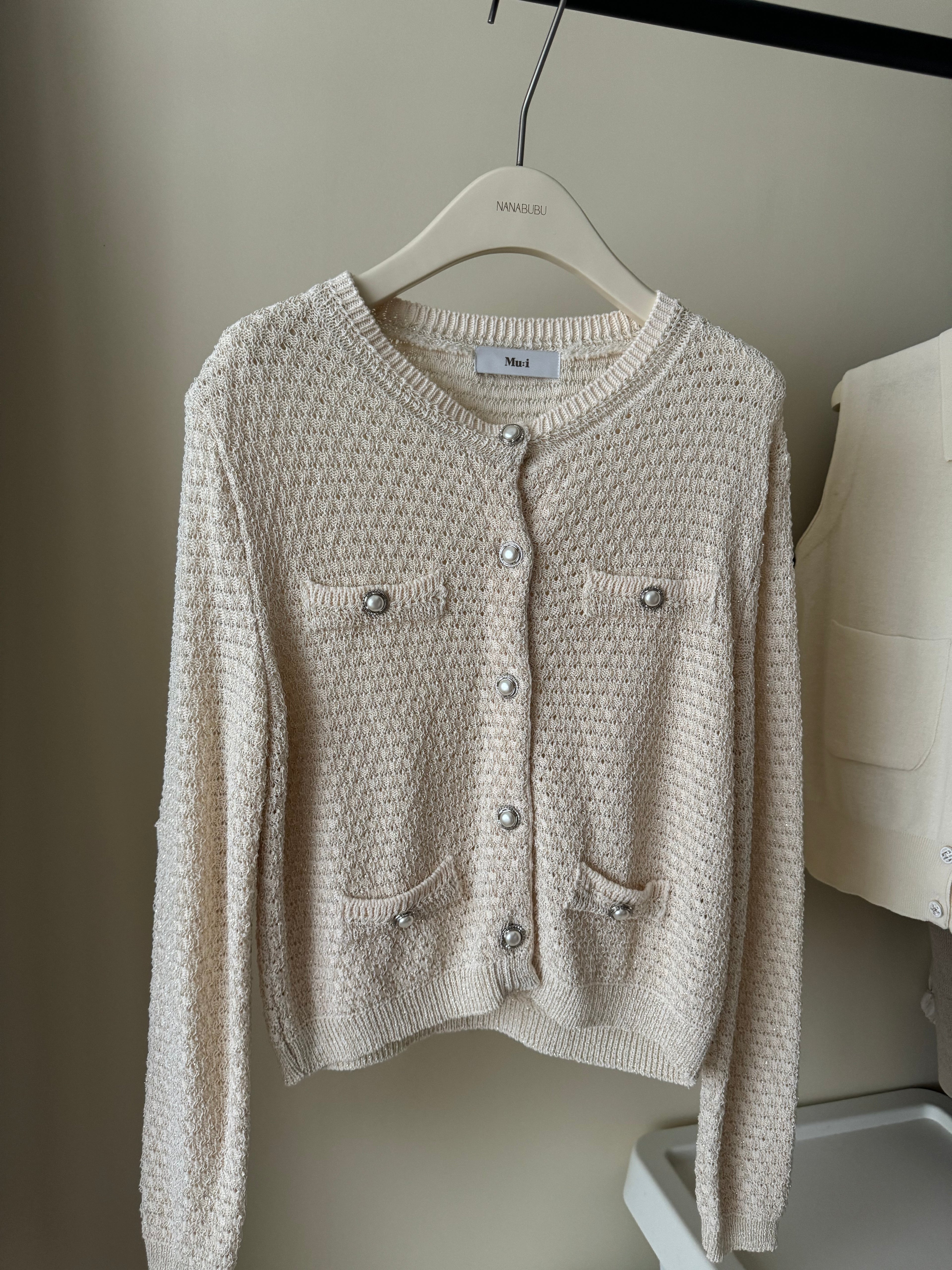 Knitted Button-down Cardigan