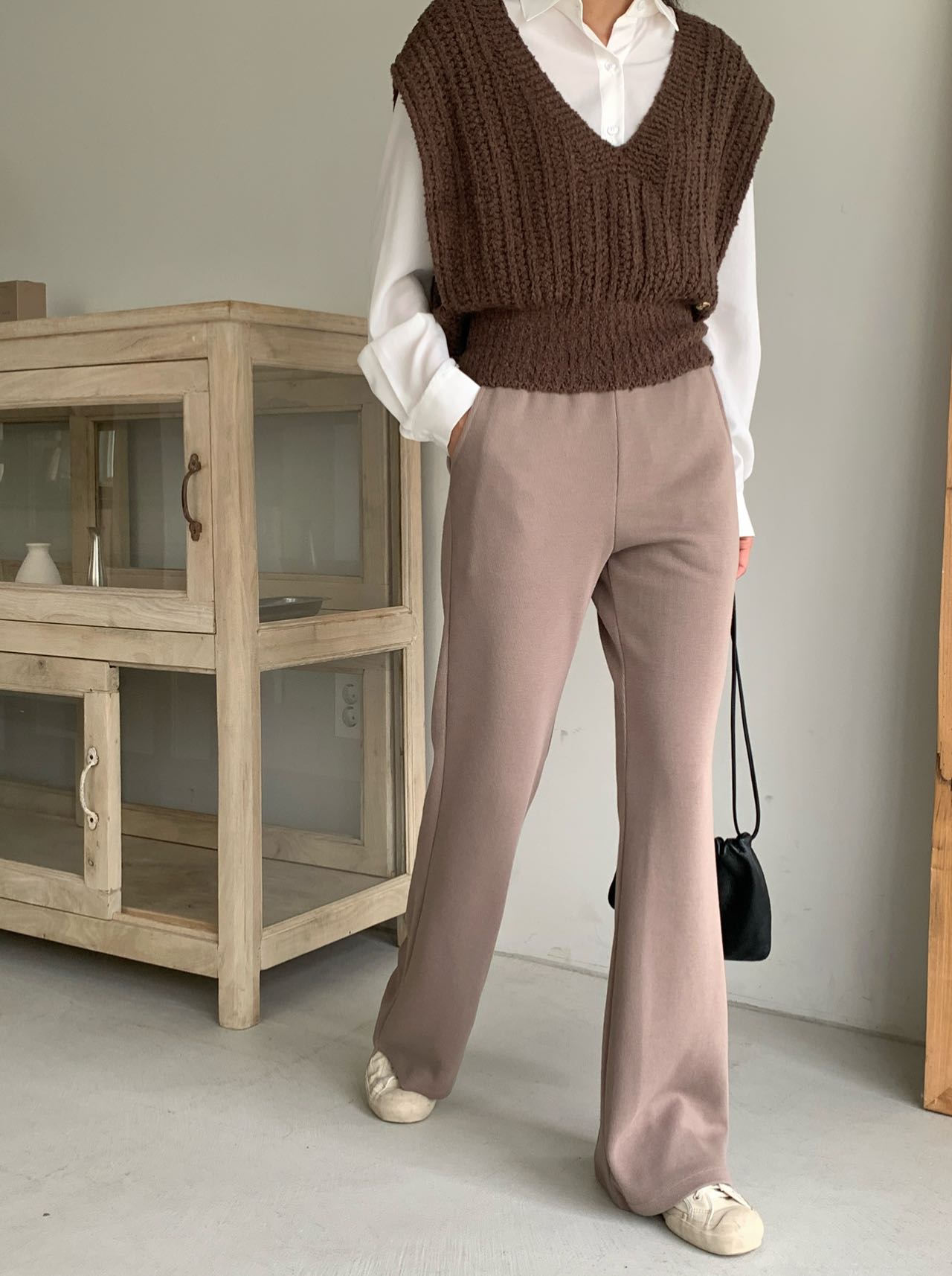Flared Slim Leg Pants