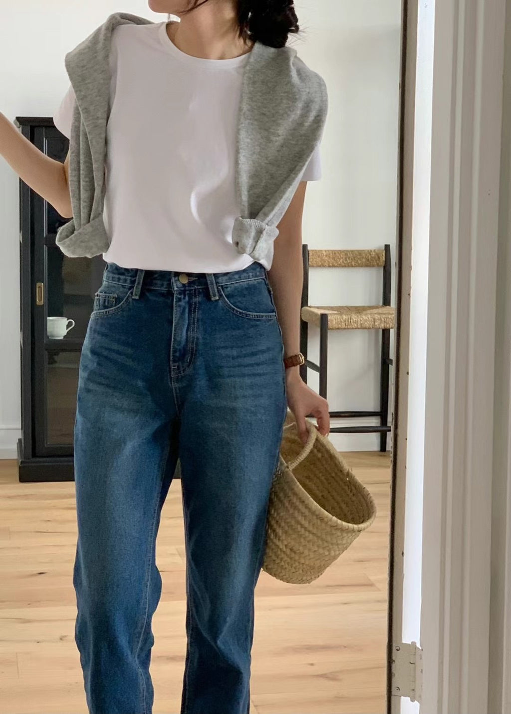High Slim Denim Jeans