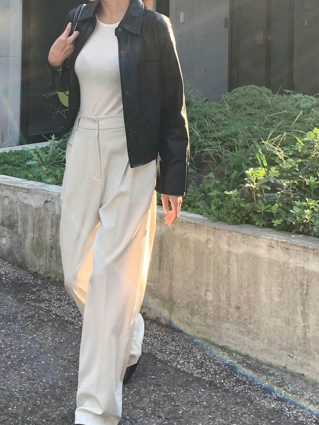 Straight Leg Wide Leg Trouser *3 Colors