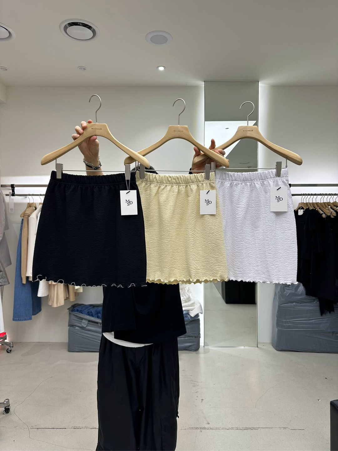 Short Sleeved Textured T-shirt Set *3 Colors