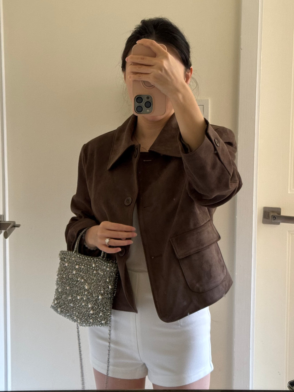 Dark Brown Suede Jacket 深棕絨面外套