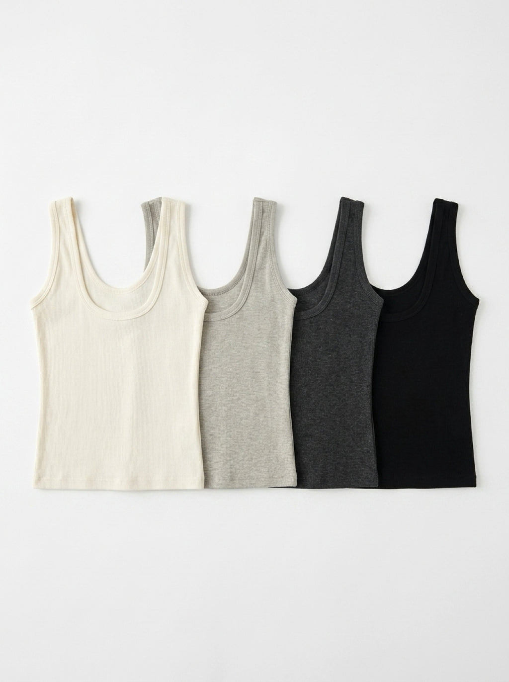 Seamless Ribbed Padded Tank Top