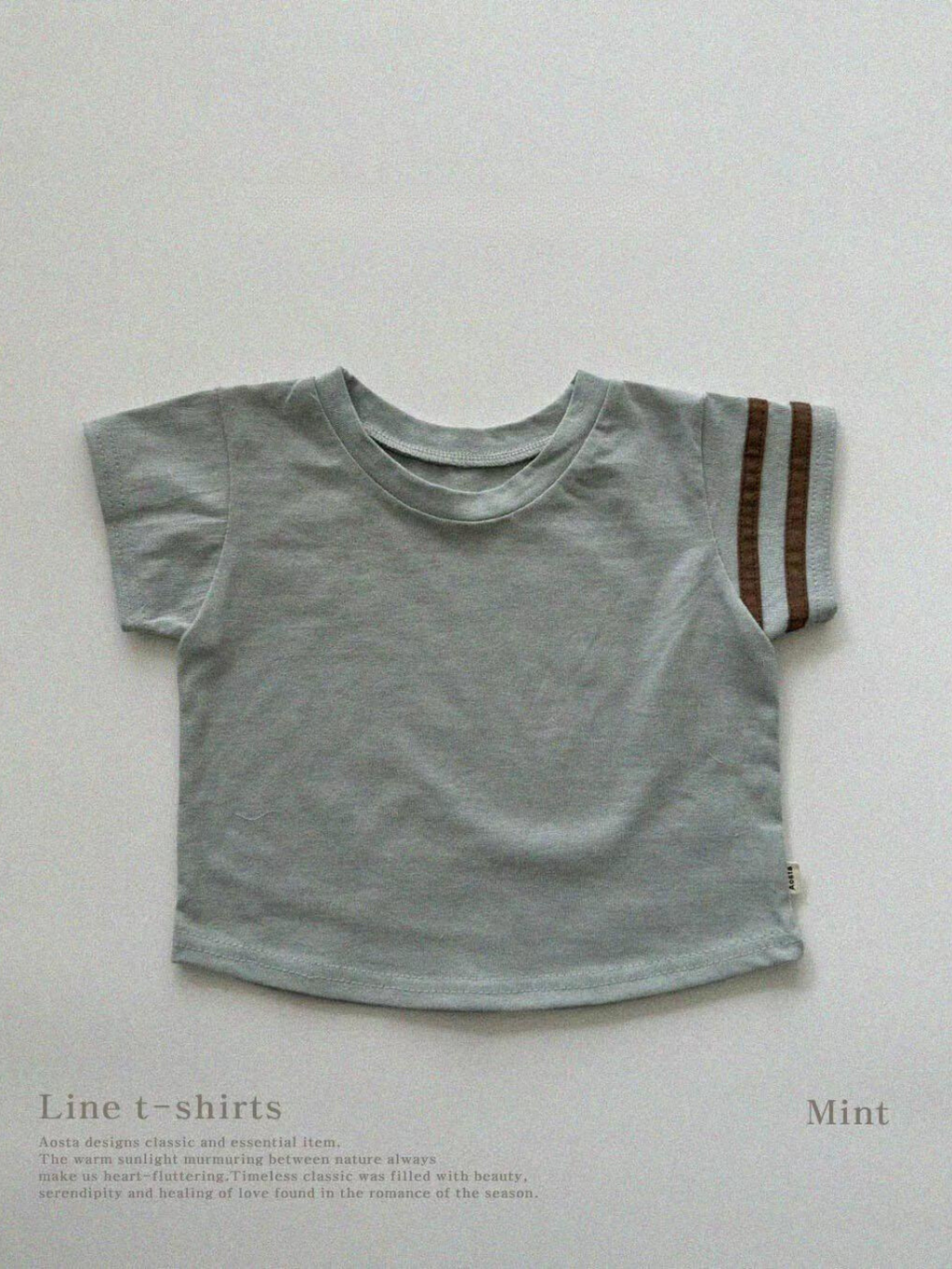 Striped Short Sleeved Kids T-shirt *3 Colors