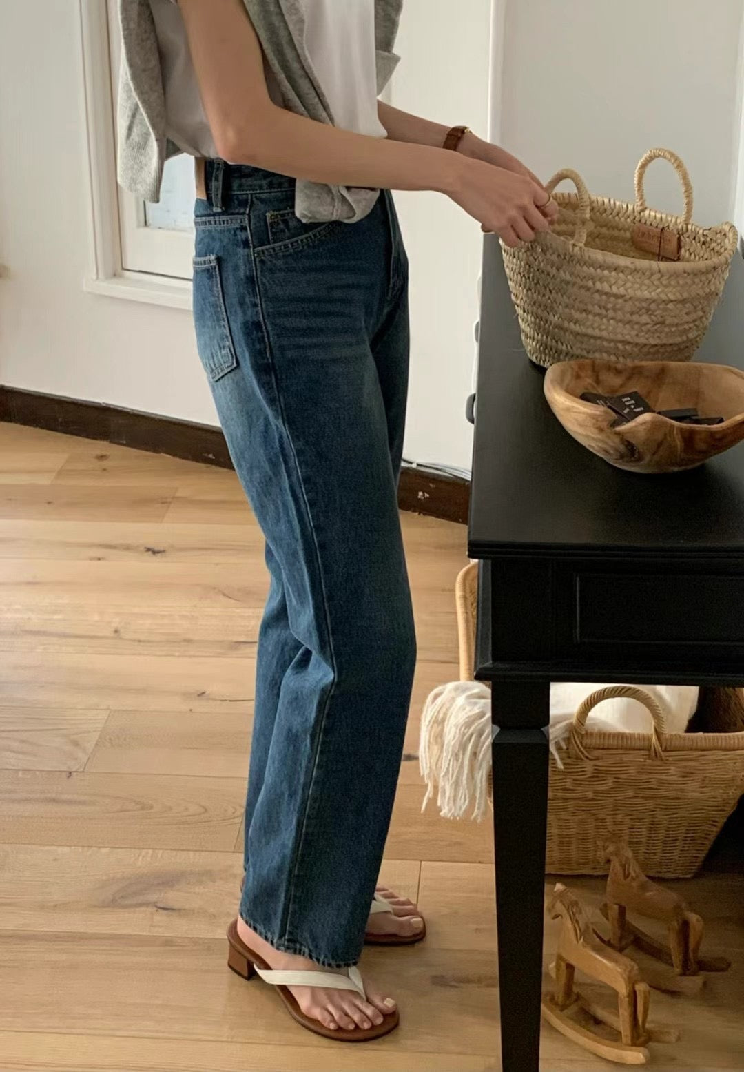 High Slim Denim Jeans