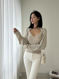 Long Sleeve Modal Two piece Top