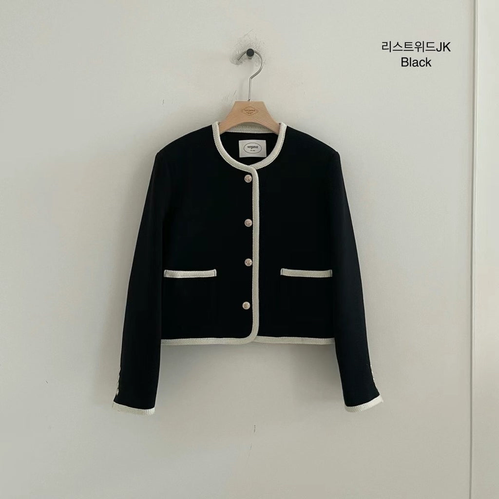 Vergamot Monochrome Tweed Blazer