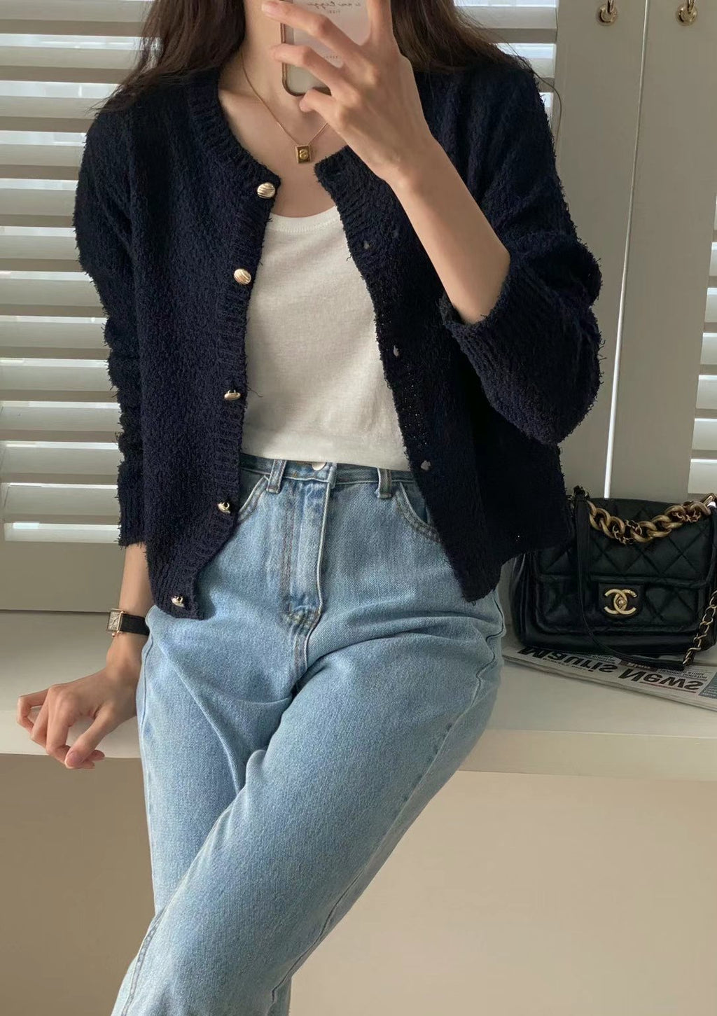 Tizzi Long Sleeve Knitted Button Cardigan *2 Colors