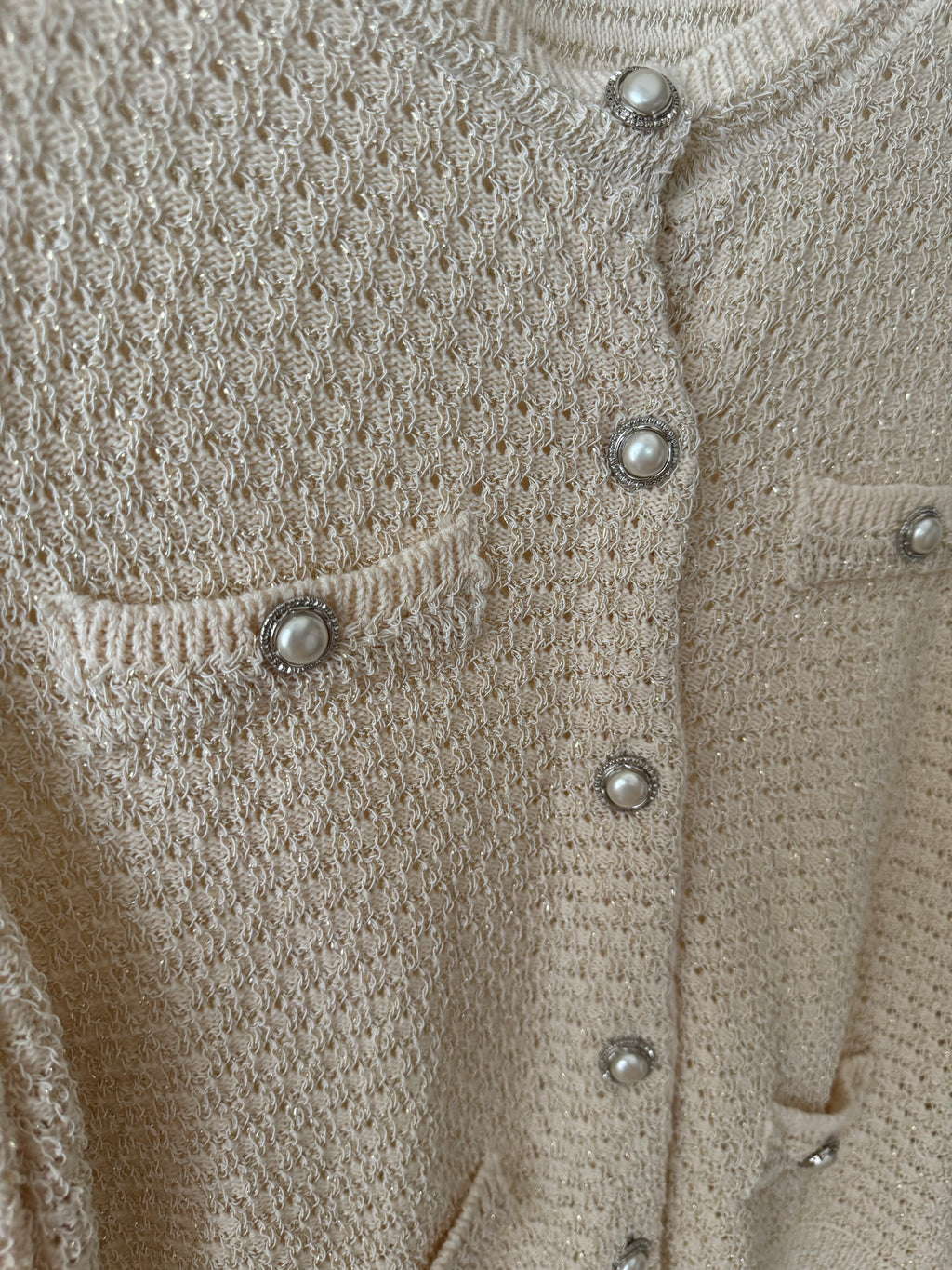 Knitted Button-down Cardigan