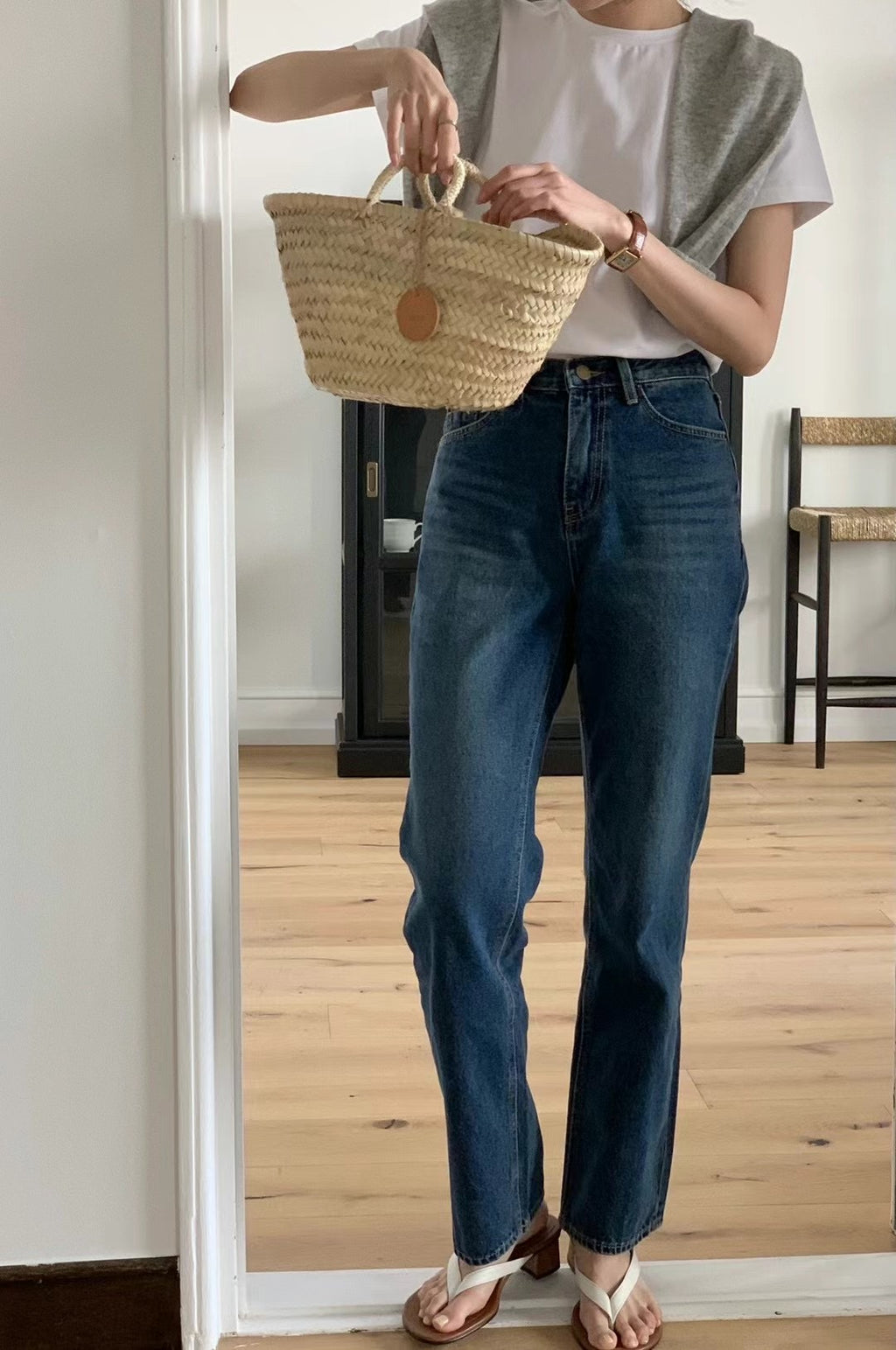 High Slim Denim Jeans