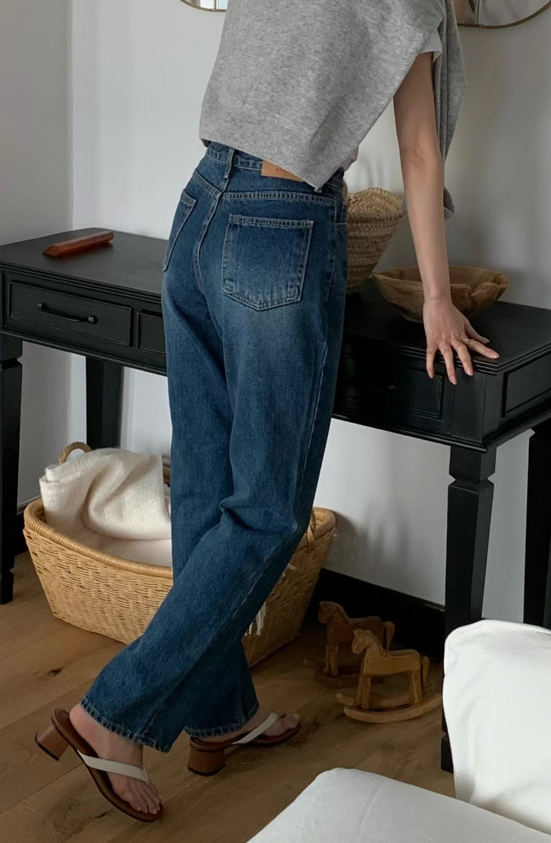 High Slim Denim Jeans