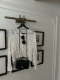 Embellished Sheer Blouse