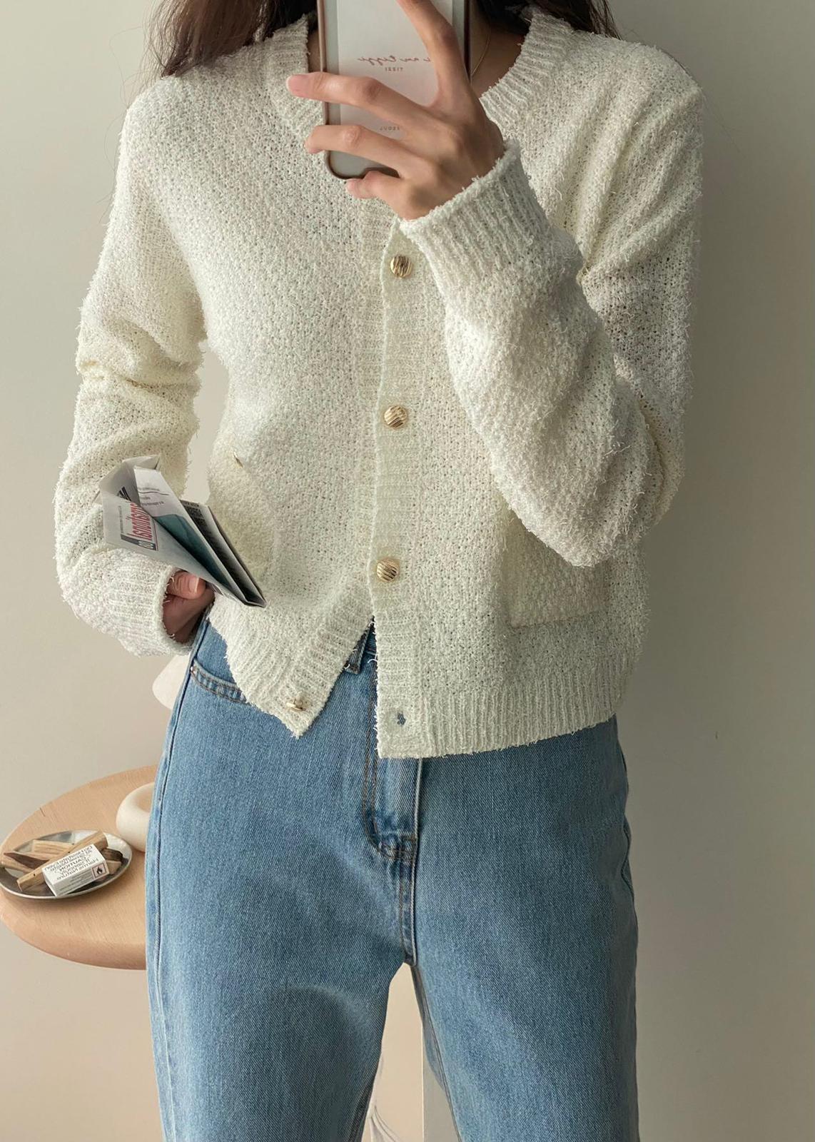 Tizzi Long Sleeve Knitted Button Cardigan *2 Colors