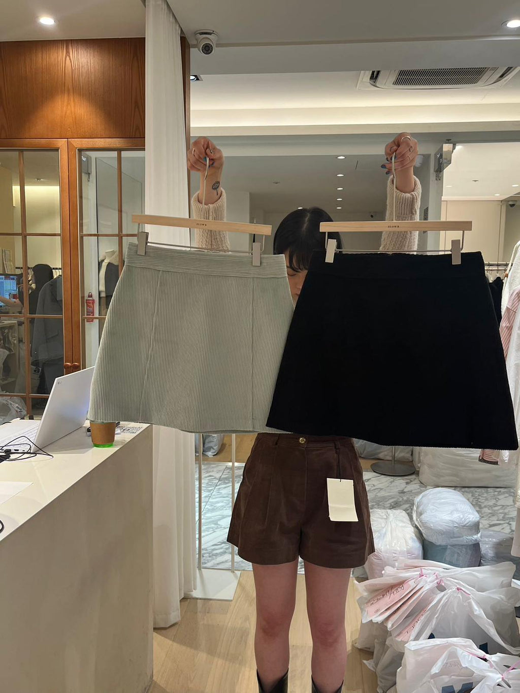 Slowb Corduroy Skirt *3 Colors