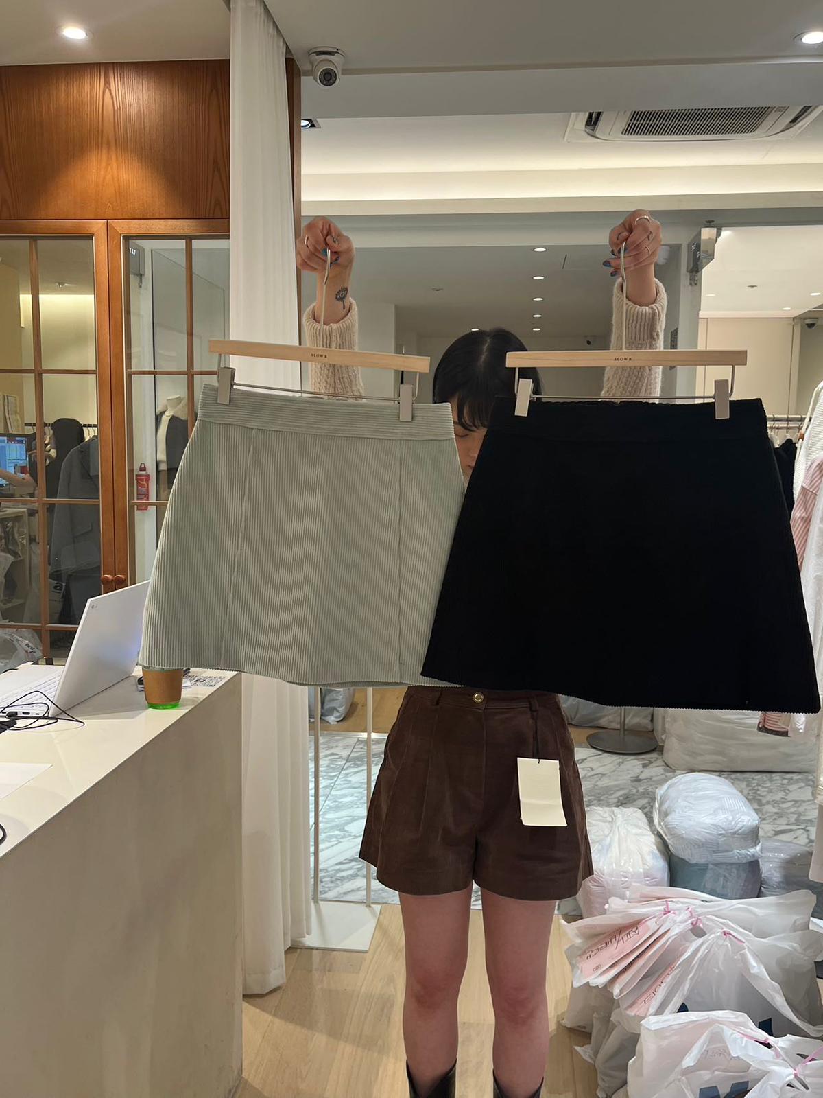 Slowb Corduroy Skirt *3 Colors