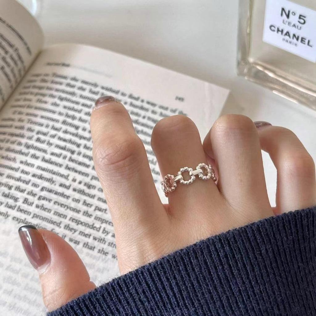 Beaded Chain Ring *2 Colors