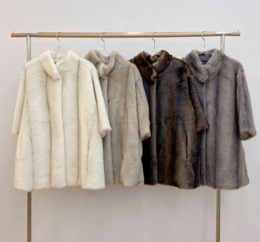 Slim Waist Oversized Fur Coat *4 Colors