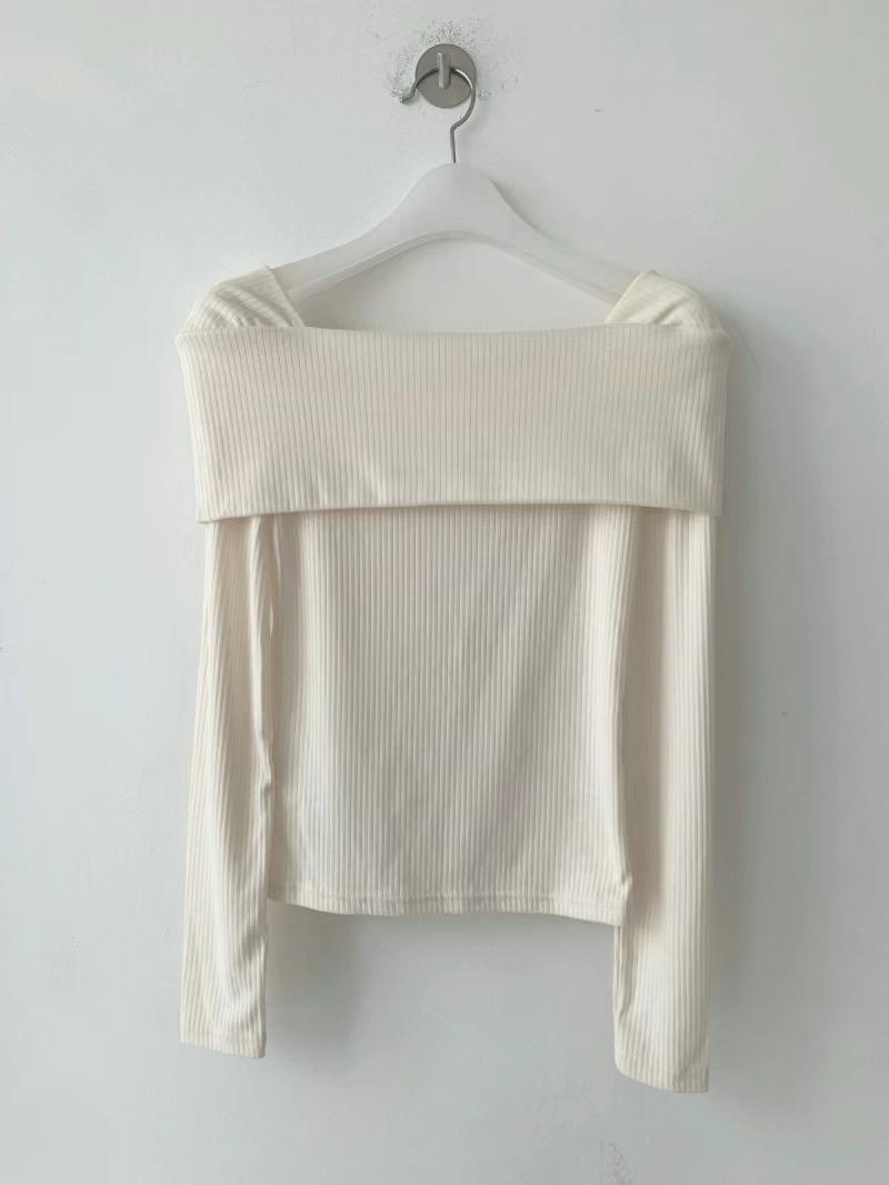 Long Sleeved Ribbed Top *3 Colors