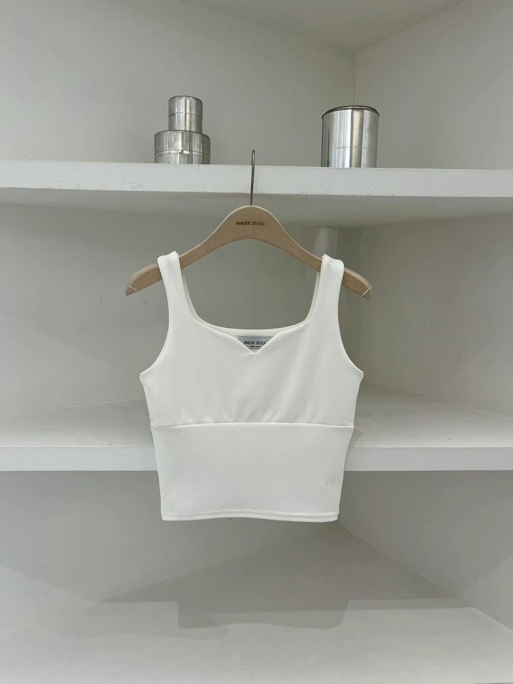 Sleeveless Crop Tank Top *2 Colors