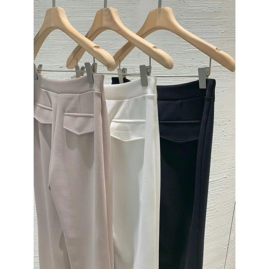 Straight-leg Hedge Pants *3 Colors