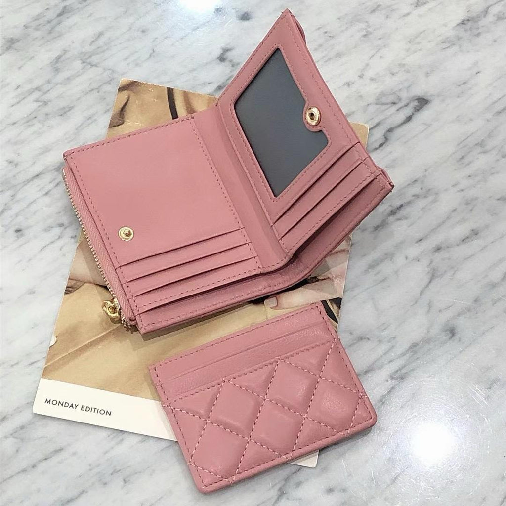 Quilted Wallet w/ Cardholder *3 Colors
