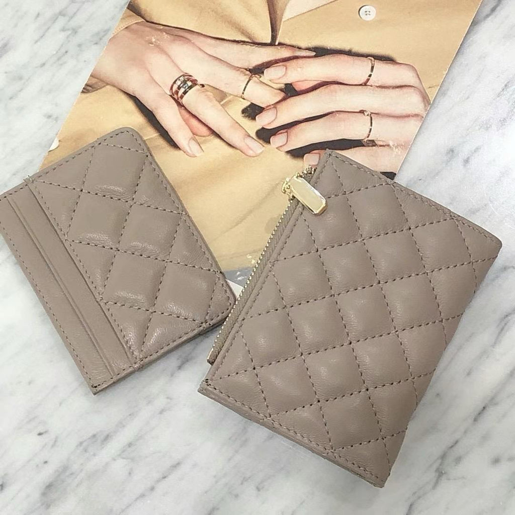 Quilted Wallet w/ Cardholder *3 Colors