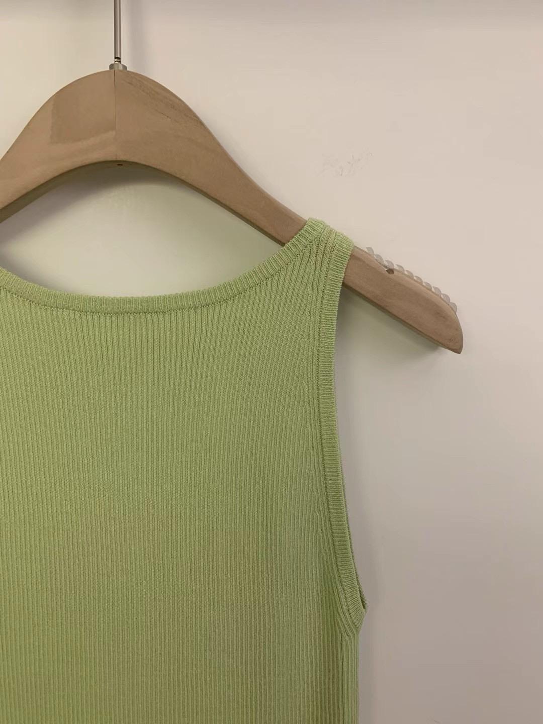 Ribbed Knit Tank-top *4 Colors