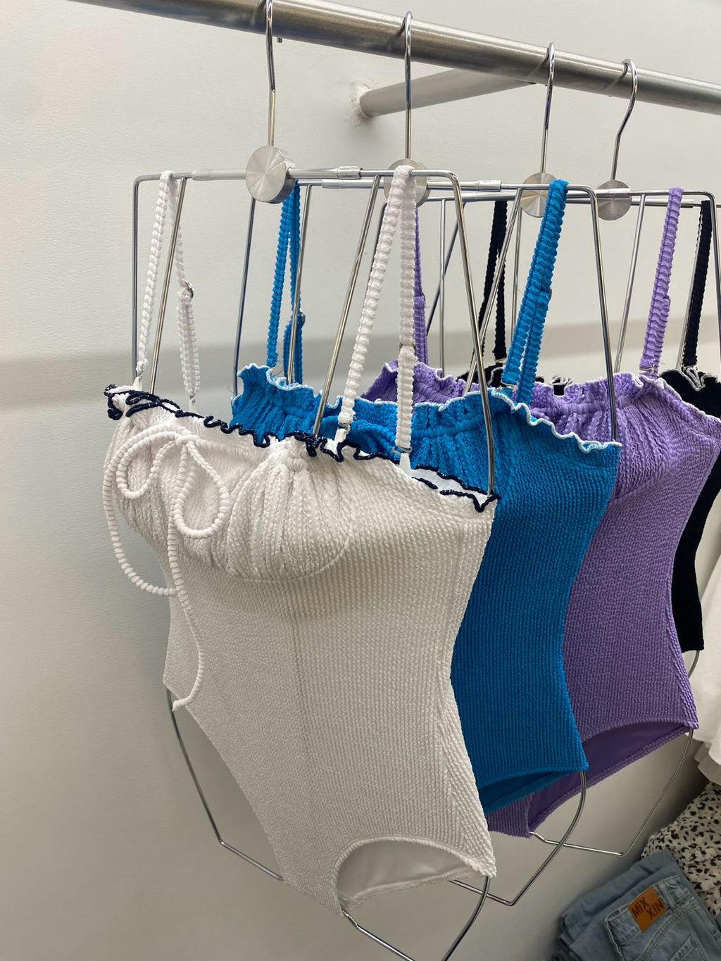 Ribbed Swimsuit Bodysuit *4 Colors