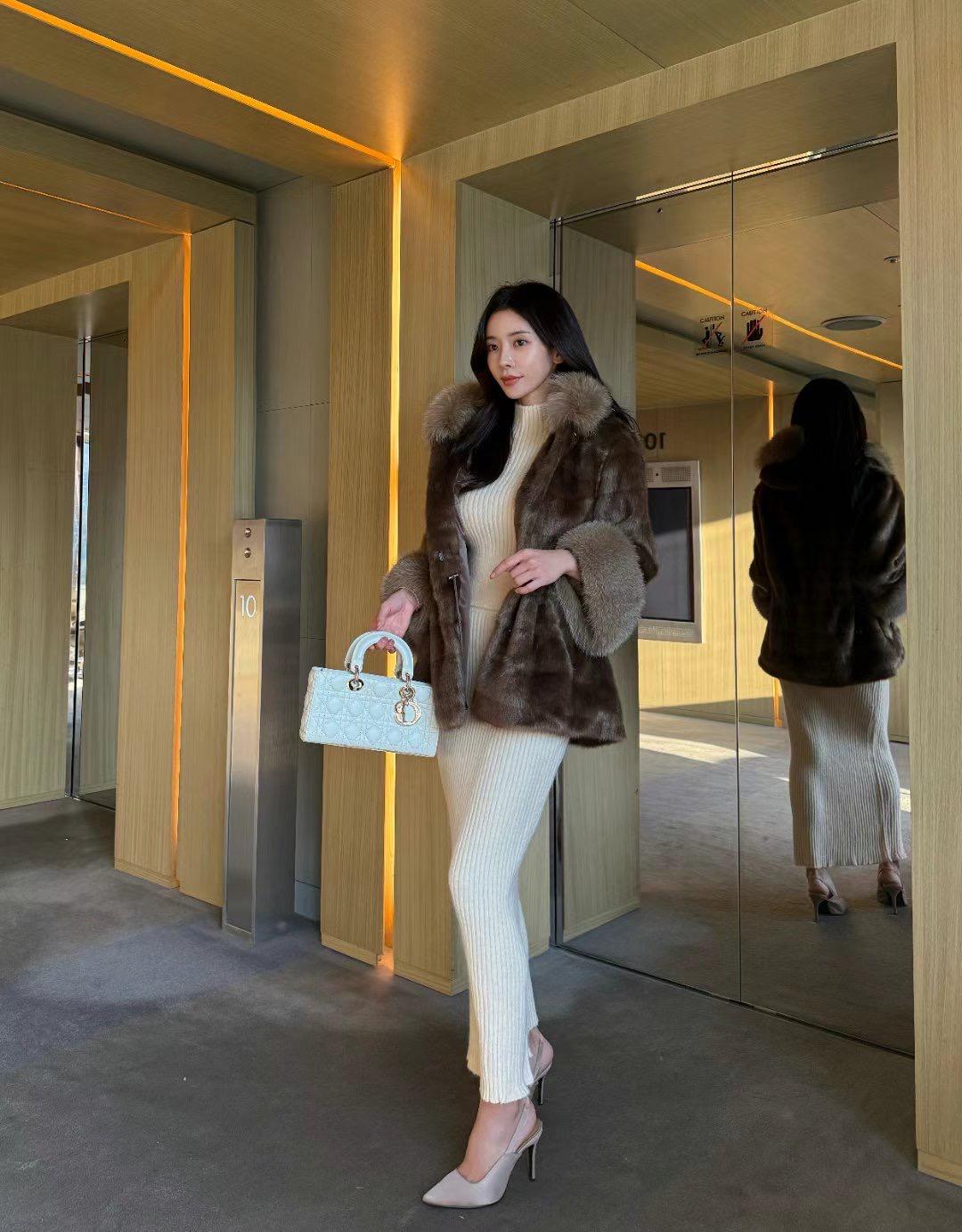 Fur Collared Coat *4 Colors