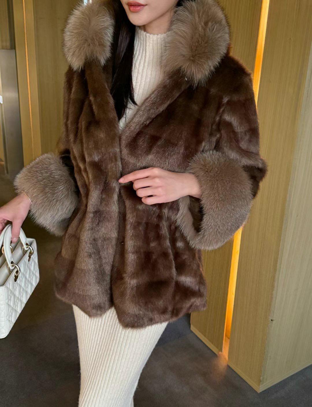 Fur Collared Coat *4 Colors