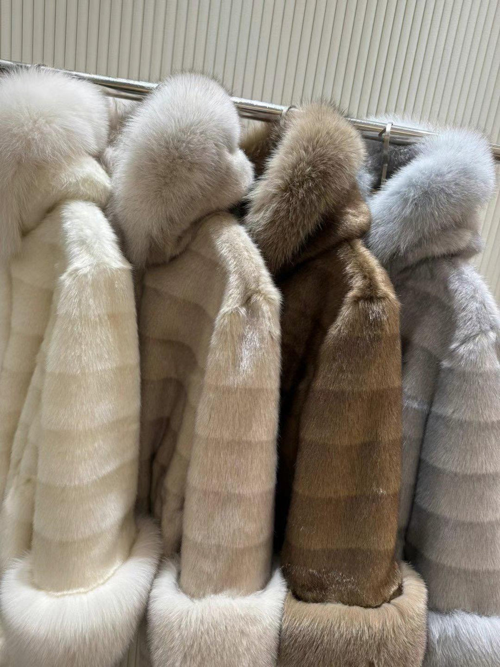 Fur Collared Coat *4 Colors