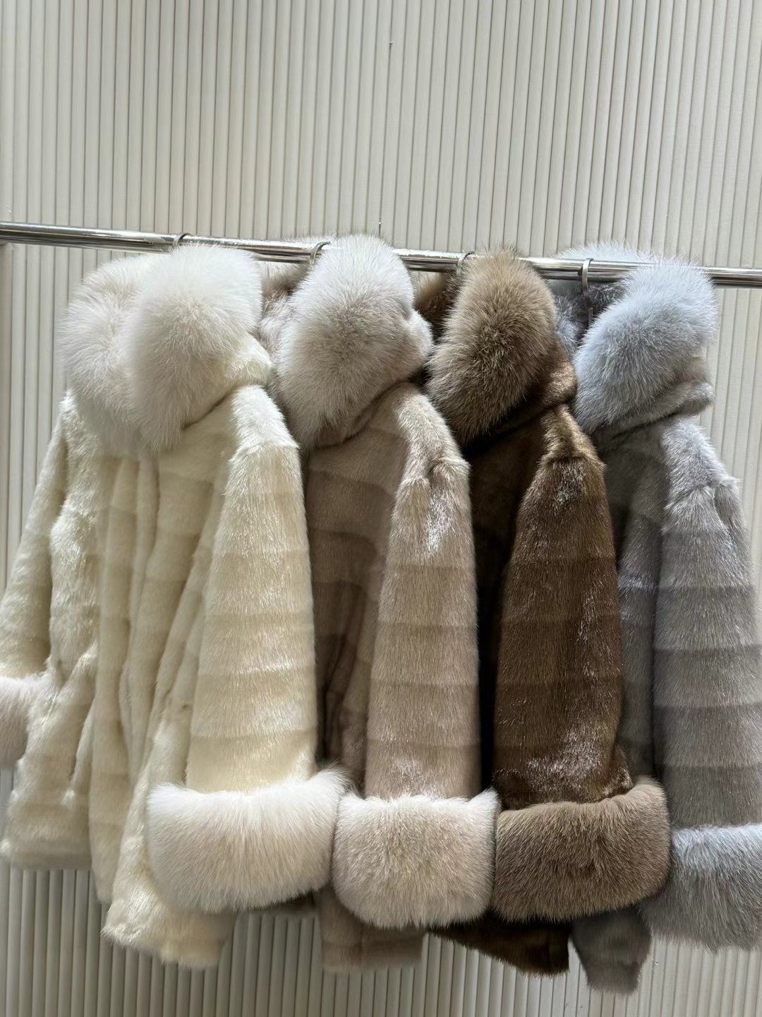 Fur Collared Coat *4 Colors